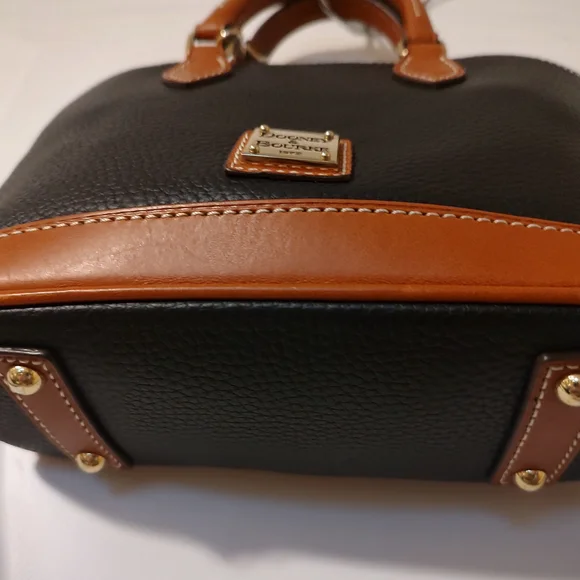 Dooney & Bourke Black and Brown Mini Bag - Picture 3 of 14